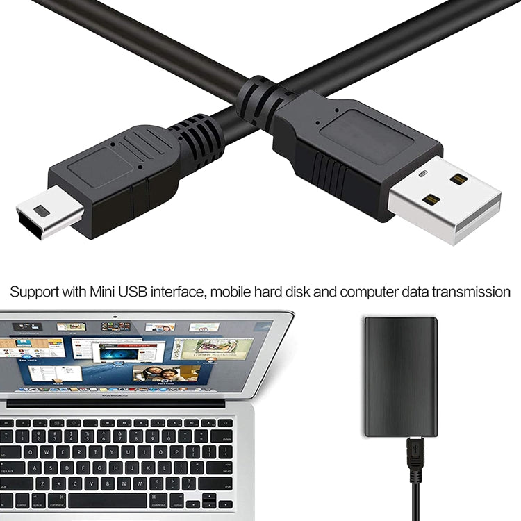 สาย USB 2.0 AM เป็น Mini 5pin ความยาว 1.5m USB 2.0 AM เป็น Mini 5Pin