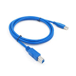 สายต่อขยาย / สายถ่ายโอนข้อมูล USB 3.0 A ตัวผู้เป็น B ตัวผู้ สำหรับเครื่องพิมพ์ ความยาว 5m, ความยาว 1.5m