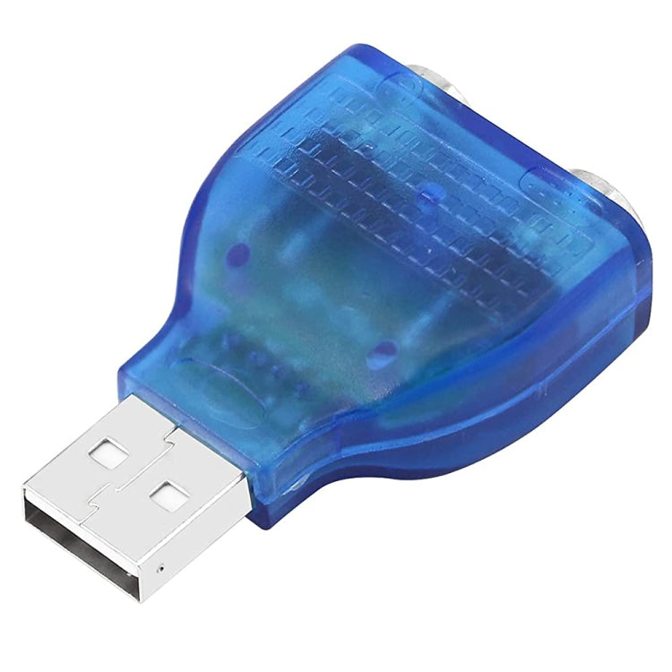 อะแดปเตอร์ USB ตัวผู้เป็น PS/2 ตัวเมีย สำหรับเมาส์ / คีย์บอร์ด USB ตัวผู้เป็น 2 PS/2 ตัวเมีย
