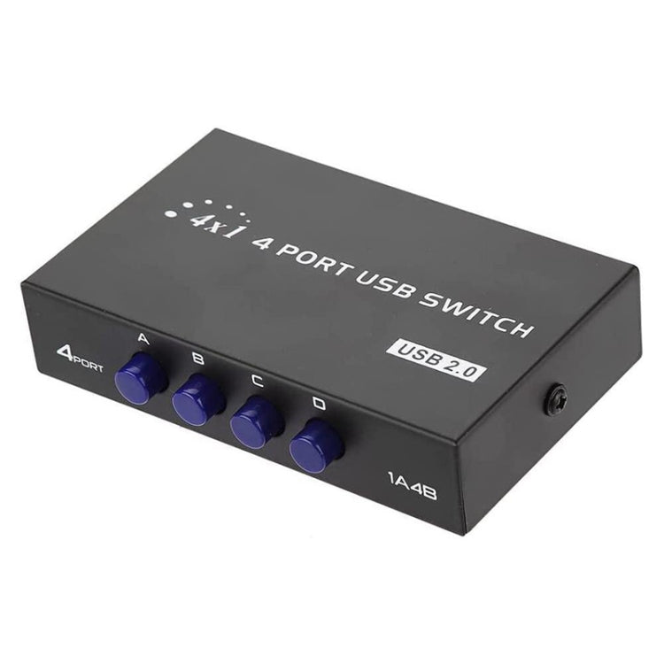 FENGJIE FJ-IA4B-C กล่องสวิตช์แชร์กดปุ่ม USB 2.0 ความเร็วสูง 4 พอร์ต สำหรับคอมพิวเตอร์ PC สแกนเนอร์ เครื่องพิมพ์ FENGJIE FJ-IA4B-C