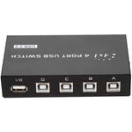 FENGJIE FJ-IA4B-C กล่องสวิตช์แชร์กดปุ่ม USB 2.0 ความเร็วสูง 4 พอร์ต สำหรับคอมพิวเตอร์ PC สแกนเนอร์ เครื่องพิมพ์ FENGJIE FJ-IA4B-C