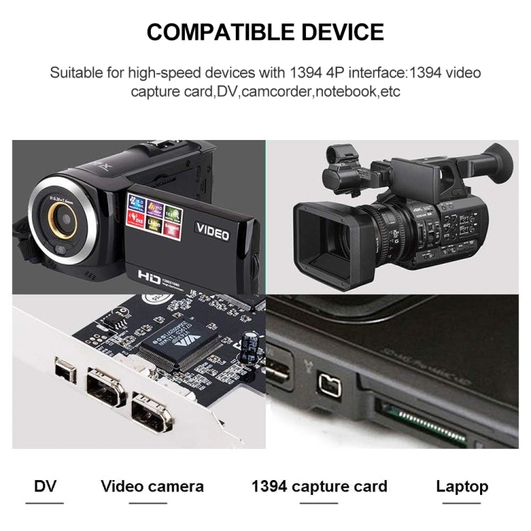 สายเคเบิล FireWire 800 9 พิน ถึง FireWire 400 4 พิน, ความยาว: 1.5m, 9 พิน ถึง 4 พิน (1.5m)