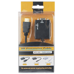 สายแปลงวิดีโอ HDMI เป็น VGA พร้อมช่องเสียง 3.5 มม. ความยาว 26 ซม., รองรับ Full HD 1080P
