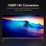 สายแปลงวิดีโอ HDMI เป็น VGA พร้อมช่องเสียง 3.5 มม. ความยาว 26 ซม., รองรับ Full HD 1080P