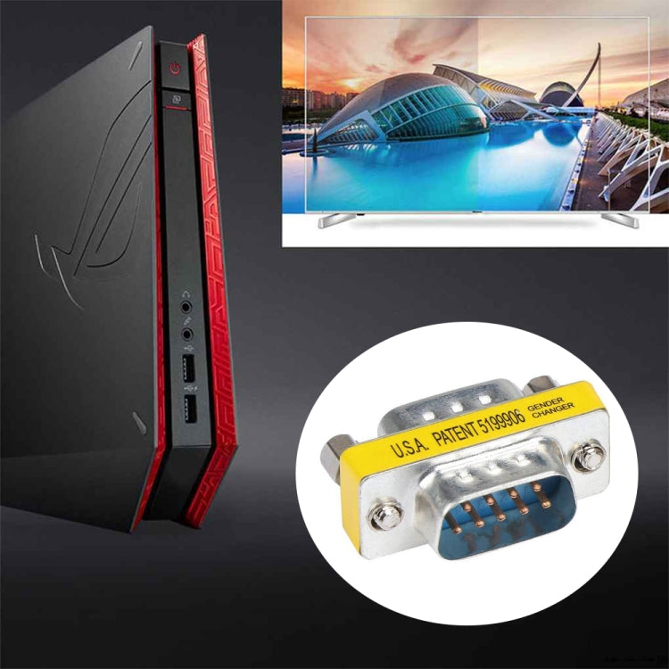 อะแดปเตอร์แปลง RS232 DB9 9 พิน ตัวเมียถึงตัวเมีย, RS232 ตัวผู้ถึงตัวผู้, RS232 ตัวเมียถึงตัวเมีย