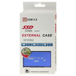 6gb/s mSATA Solid State Disk SSD to USB 3.0 Hard Disk Case