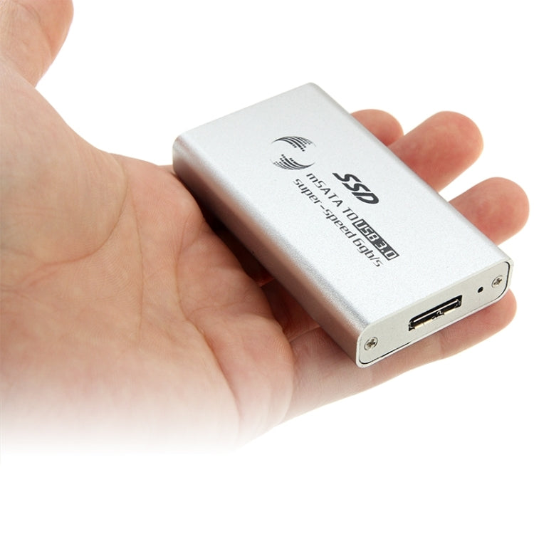 เคสฮาร์ดดิสก์ SSD mSATA ความเร็ว 6Gb/s เป็น USB 3.0
