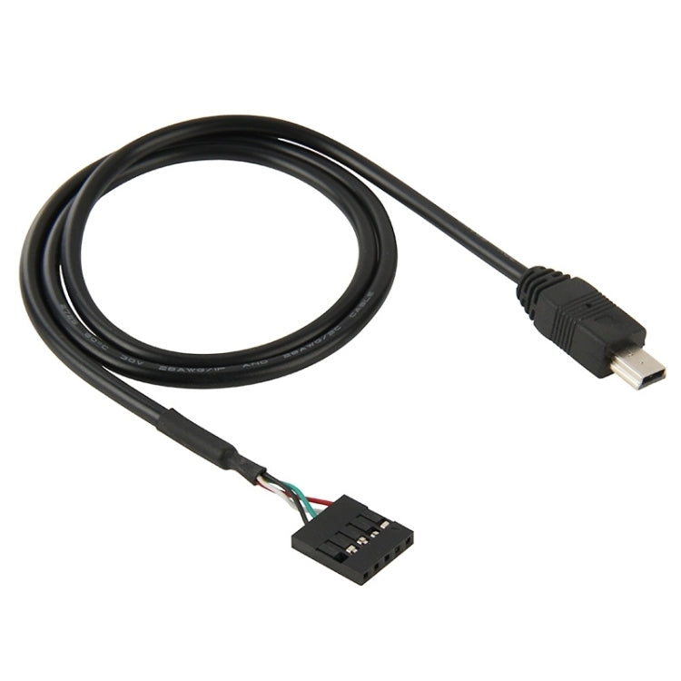 สายอะแดปเตอร์ 5 พิน หัวเมนบอร์ดตัวเมียเป็น Mini USB ตัวผู้ ความยาว 50 ซม.