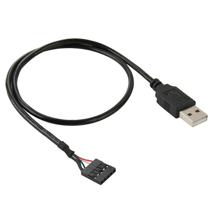 สายอะแดปเตอร์ 5 พิน หัวเมนบอร์ดตัวเมียเป็น USB 2.0 ตัวผู้ ความยาว 50 ซม.