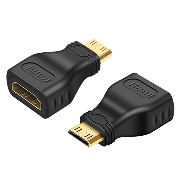 อะแดปเตอร์ Mini HDMI ตัวผู้ชุบทองเป็น HDMI 19 พิน ตัวเมีย