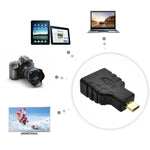 อะแดปเตอร์ Micro HDMI ตัวผู้เป็น HDMI ตัวเมีย (ชุบทอง), Micro HDMI ตัวผู้เป็น HDMI ตัวเมีย