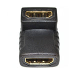 อะแดปเตอร์ HDMI มุม (ตัวเมียเป็นตัวเมีย) 90 องศา ชุบทอง
