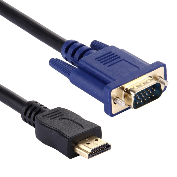 สายวิดีโอ HDMI ตัวผู้เป็น VGA ตัวผู้ 15 พิน ยาว 1.8 ม.