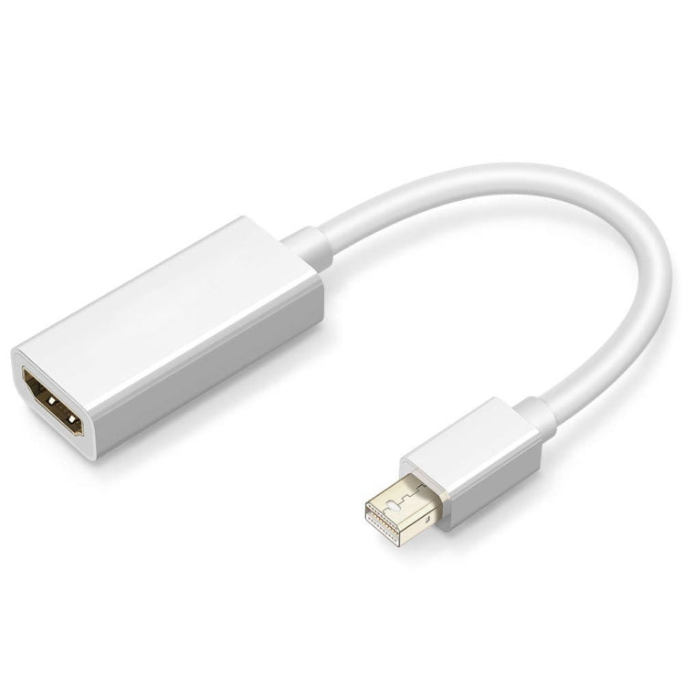 สายแปลง Mini DisplayPort ตัวผู้เป็น HDMI ตัวเมีย Full HD 1080P, ความยาว: 20 ซม., Mini DP เป็น HDMI สีขาว