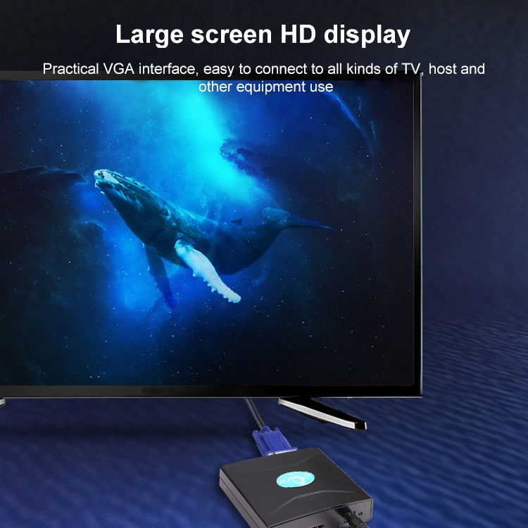 ตัวแปลง VGA เป็น HDMI พร้อมเสียง (FY1316), VGA เป็น HDMI