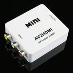อะแดปเตอร์แปลง Mini CVBS/L+R Audio เป็น HDMI, CVBS/L+R Audio เป็น HDMI