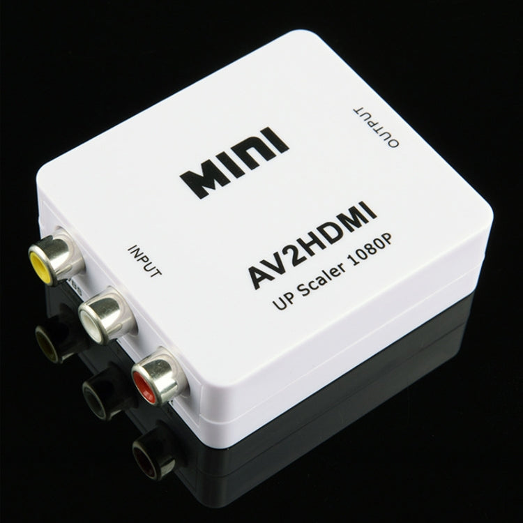 อะแดปเตอร์แปลง Mini CVBS/L+R Audio เป็น HDMI, CVBS/L+R Audio เป็น HDMI