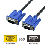 สาย VGA 15 พิน ตัวผู้เป็น VGA 15 พิน ตัวผู้ ความยาว 3 ม. คุณภาพสูง สำหรับจอ LCD / โปรเจคเตอร์