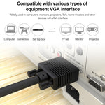 สาย VGA 15 พิน ตัวผู้เป็น VGA 15 พิน ตัวผู้ ความยาว 1.5 ม. คุณภาพปกติ สำหรับจอ CRT, สาย VGA 1.5 ม.