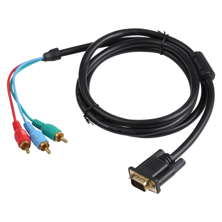 สาย VGA 1.5m เป็น 3RCA RGB, VGA เป็น RGB