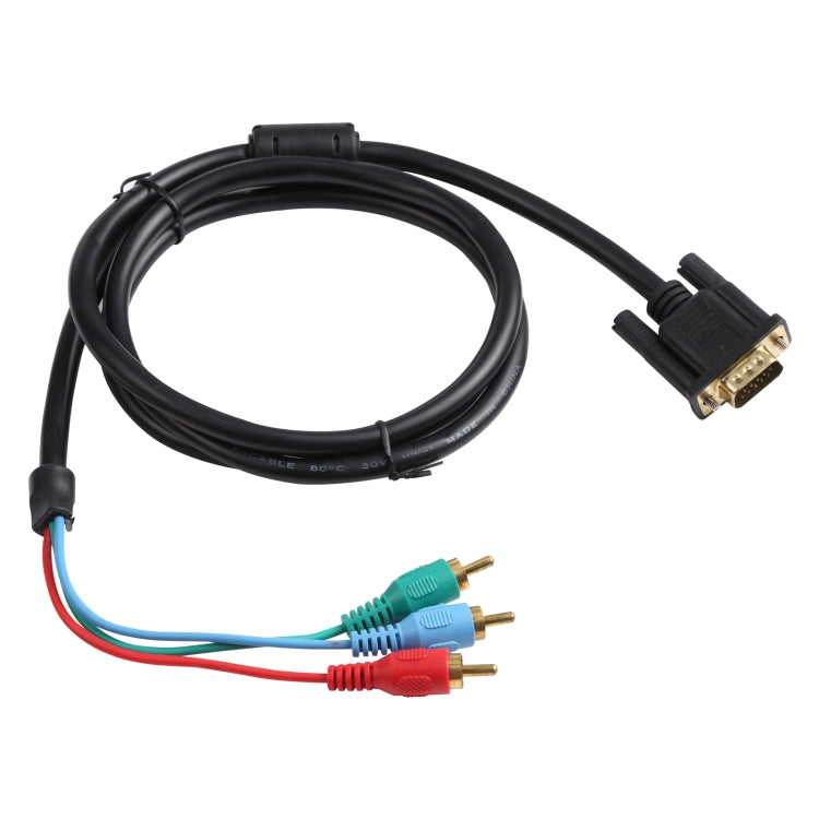 สาย VGA 1.5m เป็น 3RCA RGB, VGA เป็น RGB