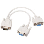 สายแยก VGA SVGA HDB15 ตัวผู้เป็น 2 ตัวเมีย ความยาว 32.5 ซม., S-PC-0415, S-PC-0415A