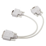 สายแยก VGA SVGA HDB15 ตัวผู้เป็น 2 ตัวเมีย ความยาว 32.5 ซม., S-PC-0415, S-PC-0415A