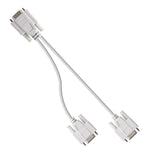 สายแยก VGA SVGA HDB15 ตัวผู้เป็น 2 ตัวเมีย ความยาว 32.5 ซม., S-PC-0415, S-PC-0415A