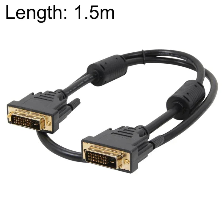 สาย DVI 24+1 พิน ตัวผู้ถึง DVI 24+1 พิน ตัวผู้ ความยาว: 1.5m