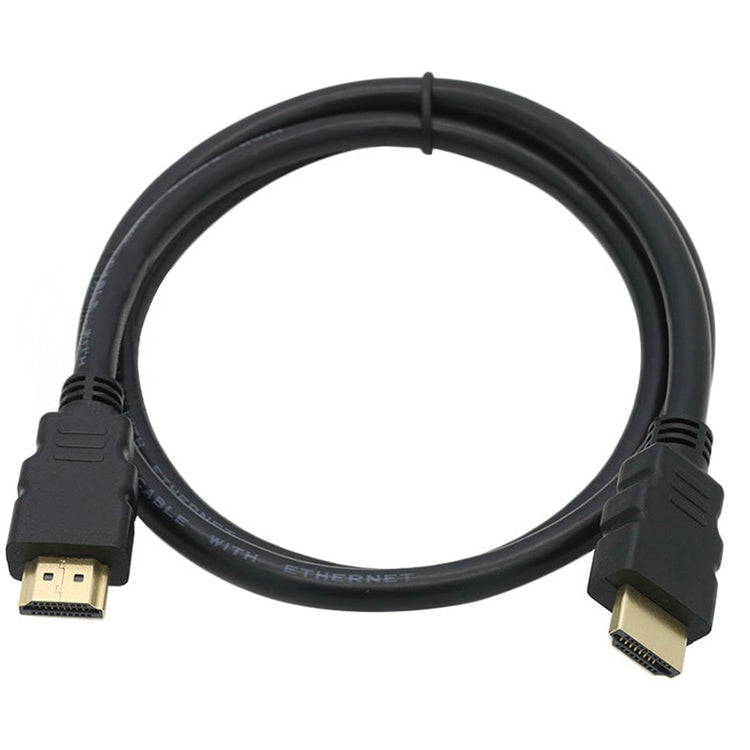 สาย HDMI ชุบทอง 1.5 เมตร เป็น HDMI 19 Pin, เวอร์ชัน 1.4, รองรับ 3D / HD TV / XBOX 360 / PS3 / โปรเจคเตอร์ / เครื่องเล่น DVD ฯลฯ, ความยาว: 1.5 เมตร