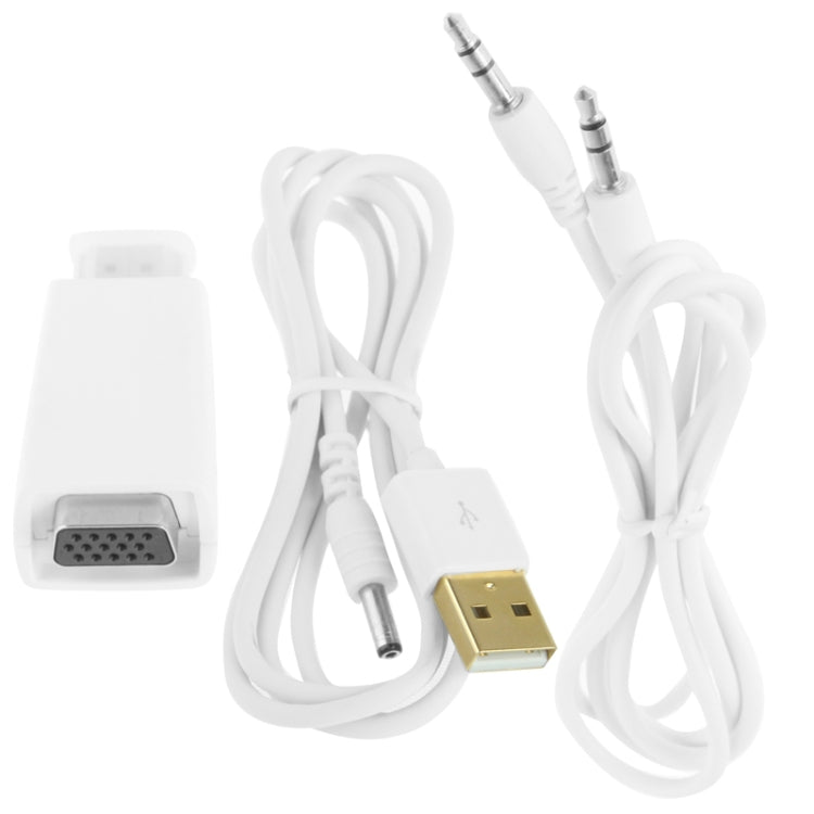 อะแดปเตอร์ HDMI เป็น VGA Full HD 1080P สำหรับไฟและเสียง, S-PC-0470, S-PC-0470B