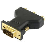 อะแดปเตอร์ VGA 15 Pin ตัวผู้ เป็น 3 RCA Component ตัวเมีย, VGA