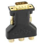 อะแดปเตอร์ VGA 15 Pin ตัวผู้ เป็น 3 RCA Component ตัวเมีย, VGA
