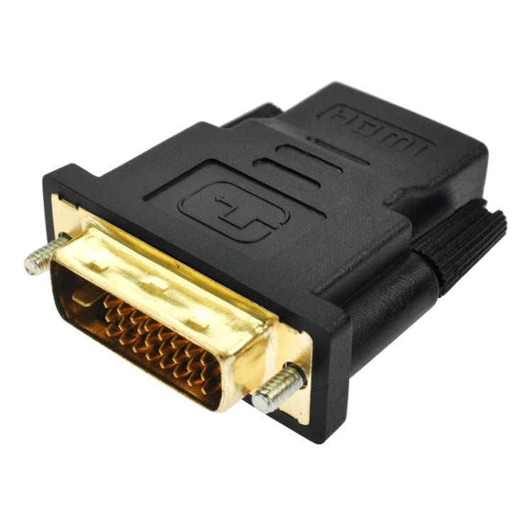 อะแดปเตอร์ DVI-D 24+1 Pin ตัวผู้ เป็น HDMI 19 Pin ตัวเมีย สำหรับจอภาพ / HDTV