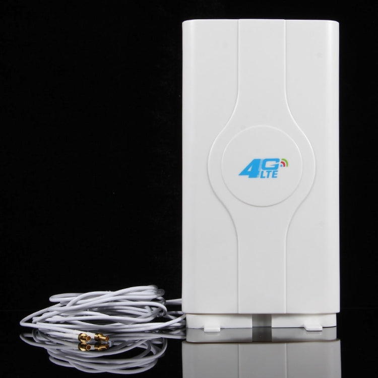 เสาอากาศ 4G LTE MIMO ในร่ม LF-ANT4G01 88dBi พร้อมสายเชื่อมต่อ 2 ชิ้น ยาว 2 เมตร, พอร์ต TS-9, พอร์ต TS-9