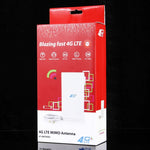 เสาอากาศ 4G LTE MIMO ในร่ม LF-ANT4G01 88dBi พร้อมสายเชื่อมต่อ 2 ชิ้น ยาว 2 เมตร, พอร์ต TS-9, พอร์ต TS-9