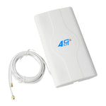 เสาอากาศ MIMO 4G LTE ในร่ม LF-ANT4G01 88dBi พร้อมสายเชื่อมต่อ 2 เมตร 2 ชิ้น, พอร์ต SMA, พอร์ต SMA