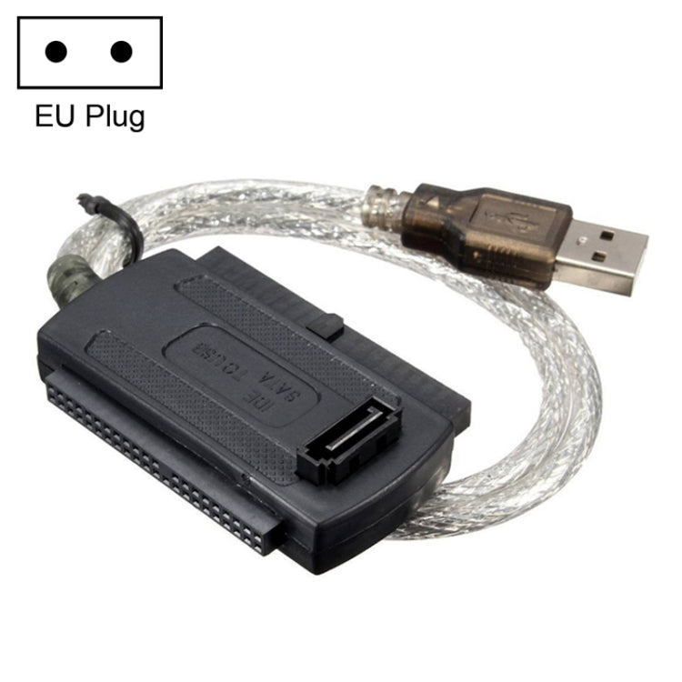 สาย USB 2.0 เป็น IDE & SATA ความยาวสายประมาณ 55 ซม., USB 2.0 เป็น IDE & SATA (ปลั๊ก EU), USB 2.0 เป็น IDE & SATA (ปลั๊ก US), USB 2.0 เป็น IDE & SATA (ปลั๊ก UK)