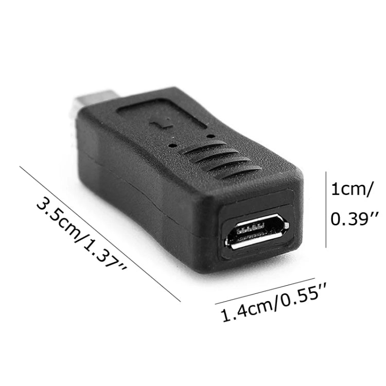 อะแดปเตอร์ USB 2.0 Mini USB เป็น Micro USB ตัวเมีย, Micro USB ตัวเมีย