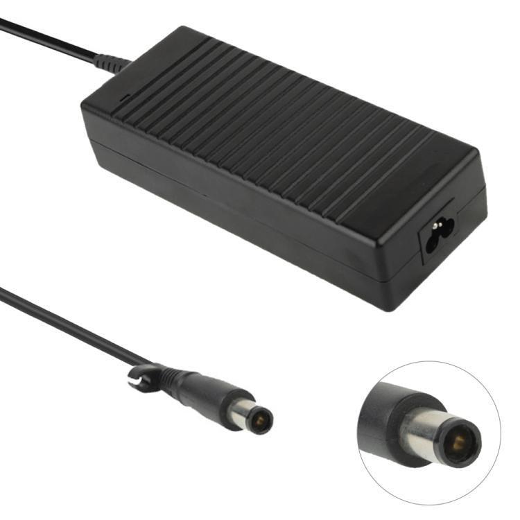 อะแดปเตอร์ไฟ AC 19V 7.1A สำหรับโน้ตบุ๊ก HP COMPAQ, หัวต่อเอาต์พุต: 7.4 x 5.0 มม., 19V 7.1A