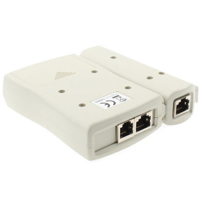 เครื่องทดสอบสายเครือข่าย RJ45 RJ11 RJ12 Cat5 UTP LAN, RJ45/RJ11 สีเขียว