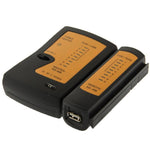 เครื่องทดสอบสายเครือข่าย RJ45 และ RJ11, RJ45/RJ11 สีดำ