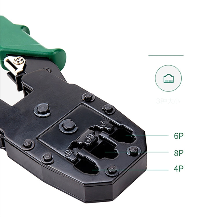 เครื่องมืออเนกประสงค์ RJ45 RJ12 RJ11 สำหรับบีบสายเคเบิลเครือข่าย PC