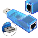 การ์ดแลน USB 1.1 RJ45 10/100M อะแดปเตอร์เครือข่ายอีเธอร์เน็ต