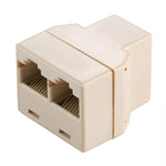 ตัวแยกอะแดปเตอร์ RJ45 1x2 ตัวเมียเป็น 2 ตัวเมีย