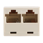 ตัวแยกอะแดปเตอร์ RJ45 1x2 ตัวเมียเป็น 2 ตัวเมีย
