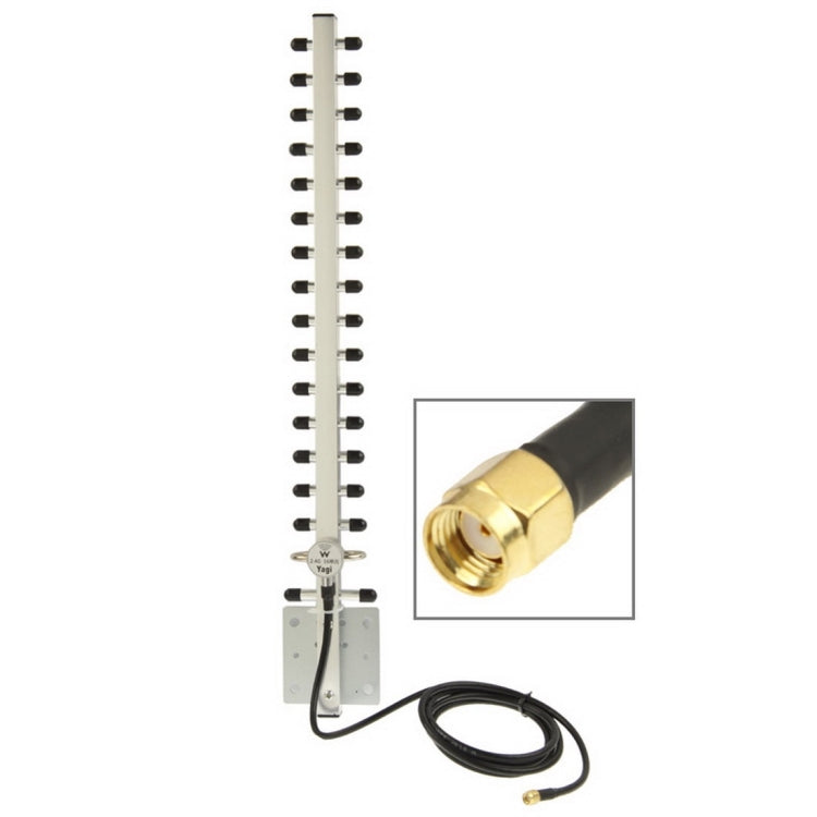 เสาอากาศเครือข่ายไร้สาย Yagi SMA 17dBi