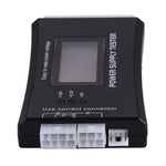 เครื่องทดสอบแหล่งจ่ายไฟคอมพิวเตอร์ PC แบบจอ LCD ดิจิตอล 20/24 พิน พร้อมเครื่องวัดกำลังไฟและเครื่องมือวินิจฉัย พร้อมขั้วต่อ ATX และจอ LCD