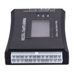 เครื่องทดสอบแหล่งจ่ายไฟคอมพิวเตอร์ PC แบบจอ LCD ดิจิตอล 20/24 พิน พร้อมเครื่องวัดกำลังไฟและเครื่องมือวินิจฉัย พร้อมขั้วต่อ ATX และจอ LCD