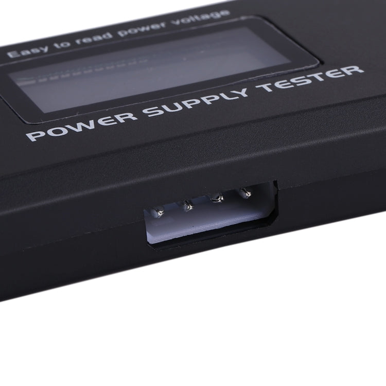 เครื่องทดสอบแหล่งจ่ายไฟคอมพิวเตอร์ PC แบบจอ LCD ดิจิตอล 20/24 พิน พร้อมเครื่องวัดกำลังไฟและเครื่องมือวินิจฉัย พร้อมขั้วต่อ ATX และจอ LCD